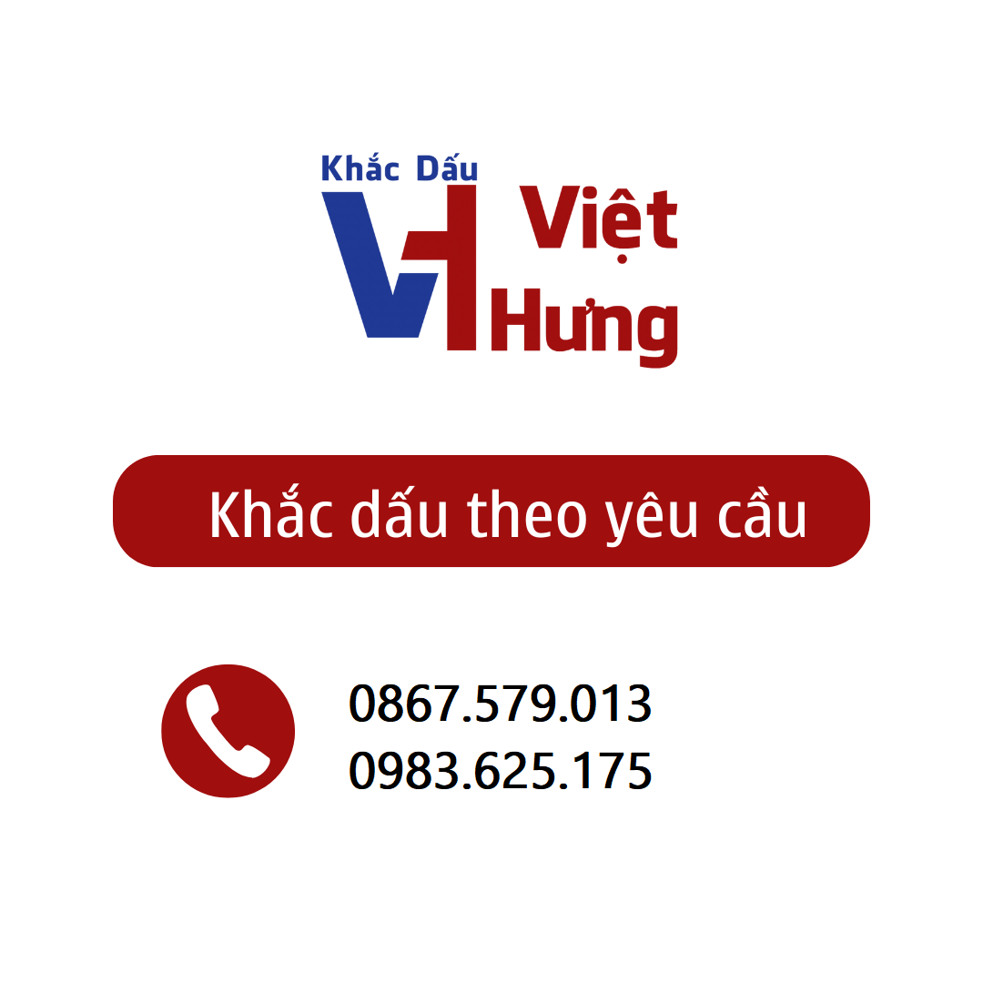 Con dấu vuông công ty có logo